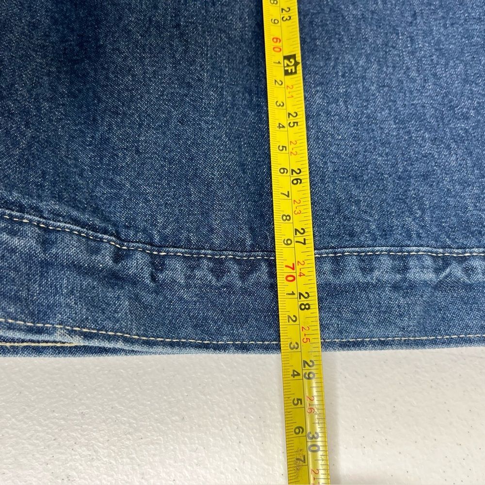 Vintage Pointer Blanket Lined Denim Barn Coat Chore Jacket THRASHED Men Small - Picture 13 of 14